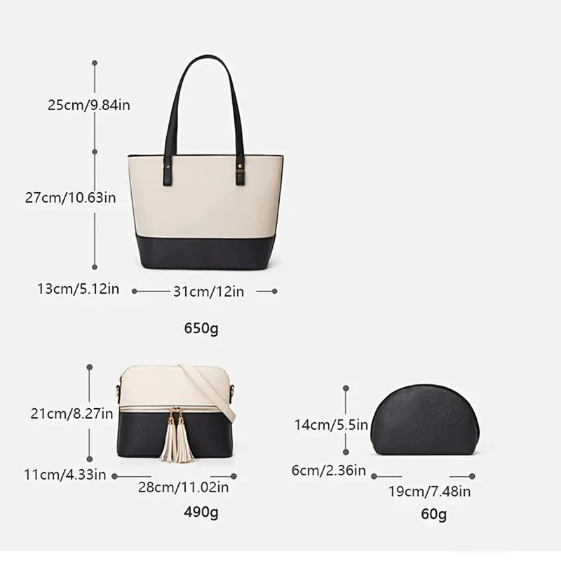 HB – 3 PCs |  White - Camel