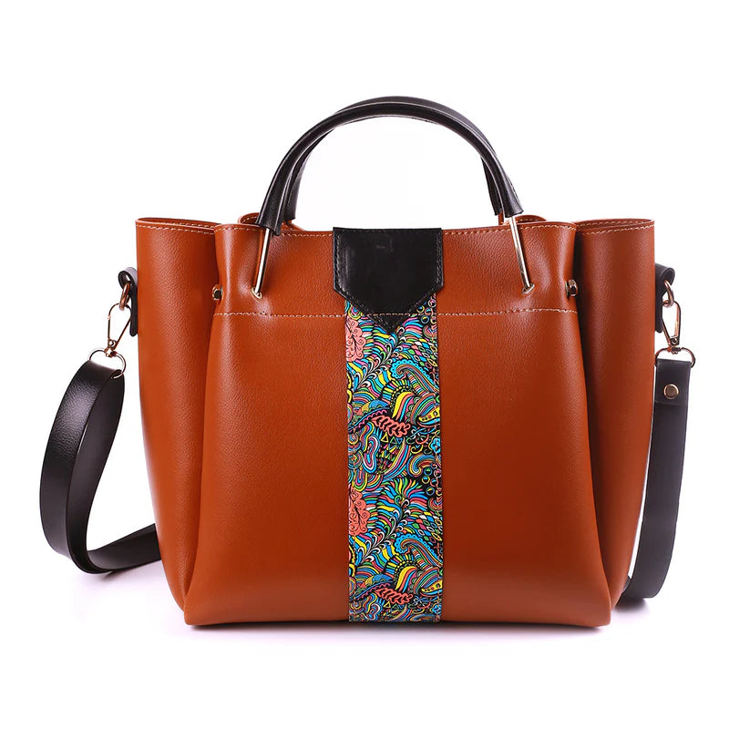 BagX 4PC Handbag Set - Brown