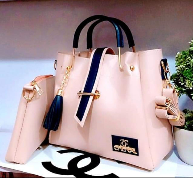 CharmCube 2 Pcs Handbag Set | Pink