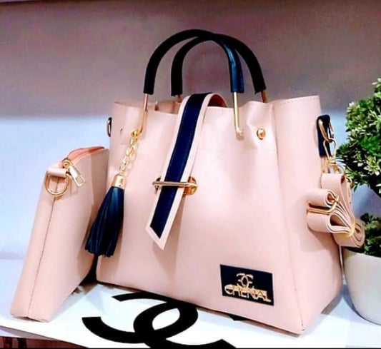 CharmCube 2 Pcs Handbag Set | Pink