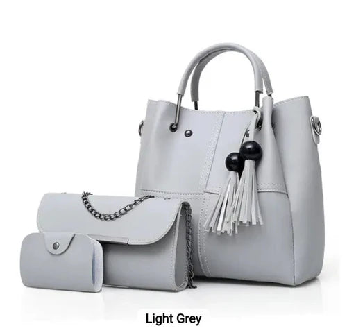 Alexa 3 in 1 Handbag Set - Grey