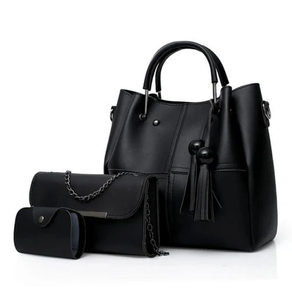 Alexa 3 in 1 Handbag Set - Black