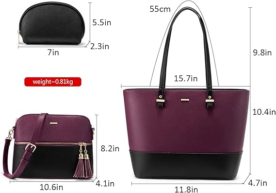 HB – 3 PCs | Maroon - Black