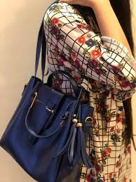 Aura - 3 PCs Handbag Set | Blue